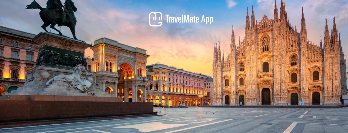 Milan audio guide with TravelMate app