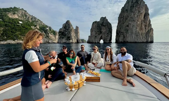 Capri Boat Tour from Sorrento: Swim, Grottos & Light Lunch