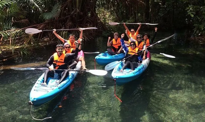 Kayaking in Hidden Freshwater Lagoon, Unseen Krabi Trip