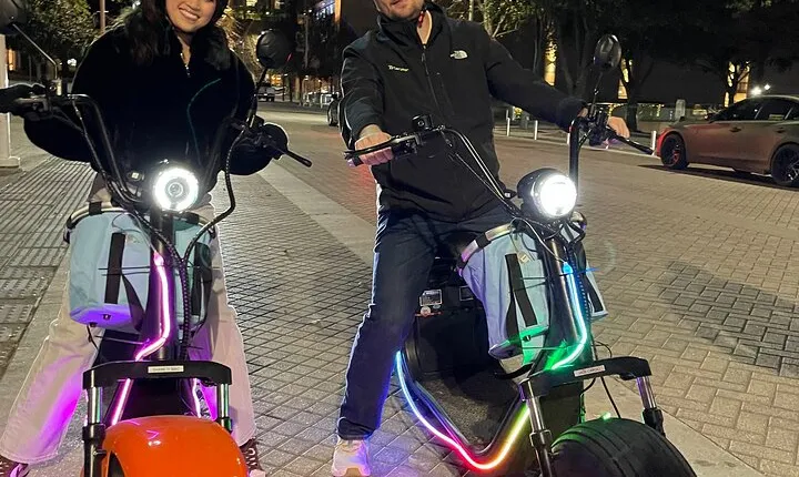 2 Hour Dallas Night Sightseeing E-Scooter Tour
