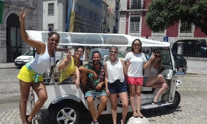 3 hour Private ECO Tuk Tuk Tour of Lisbon with Cherry Liqueur