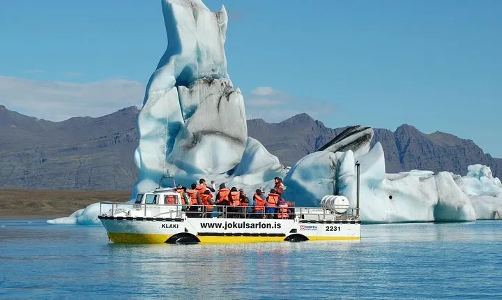 South Iceland and Glacier Lagoon: Jökulsárlón with Boat Tour 