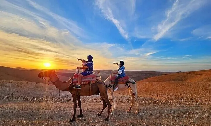 Dinner Show & camel ride with sunset views