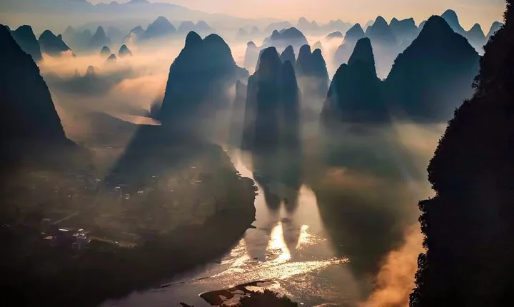 Xianggong Hill Cormorant fishing show Fuli ancient bridge DayTour