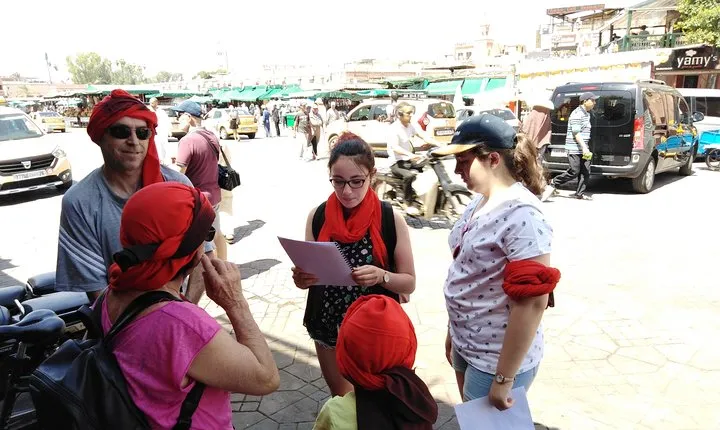 Group activities: Treasure hunt in Marrakech