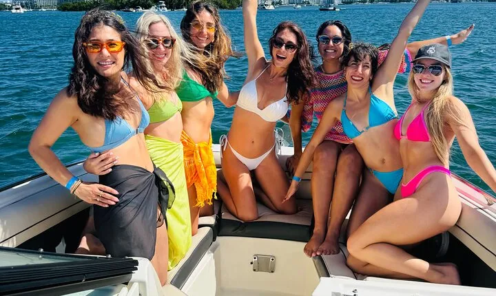 Captained Miami Private Party and Swimming with Champagne!!!