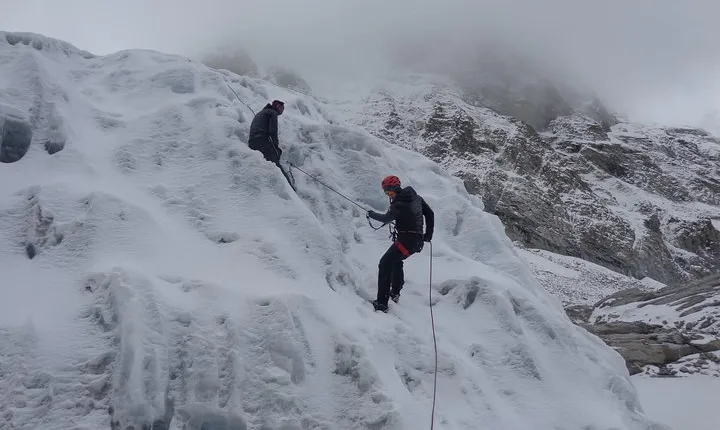 Island Peak, Lobuche and Nirekha Peak climbing with 3 Passes Trek