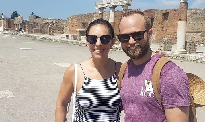 Skip-the-Line Pompeii & Volcano Vesuvius Day Tour w Hotel or Port Pickup