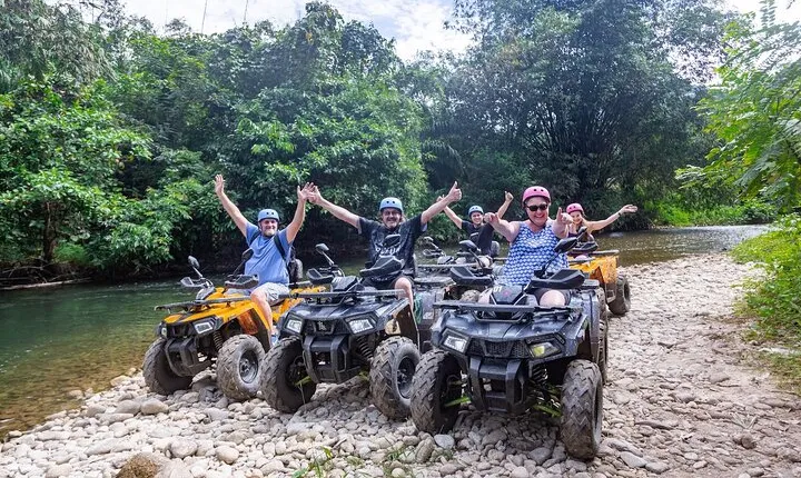 4 hours Tour with Khaolak ATV Quad Bike and Rescued Elephant