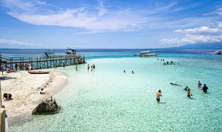 Swimming with Whale Sharks and Island-Hopping to Sumilon Island