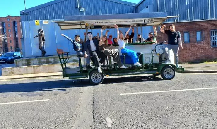 LIverpool beer or prosecco bike tour