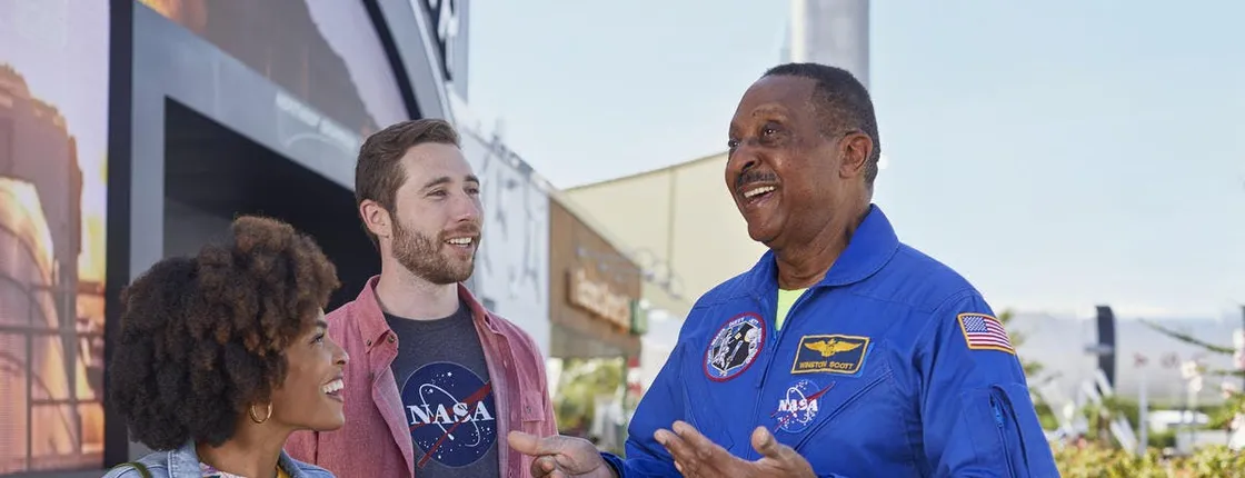 Kennedy Space Center adventure and chat with an Astronaut