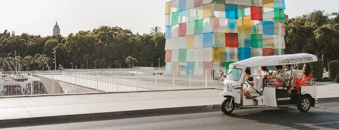 2-hour expert tour of Malaga in a private electric tuk-tuk