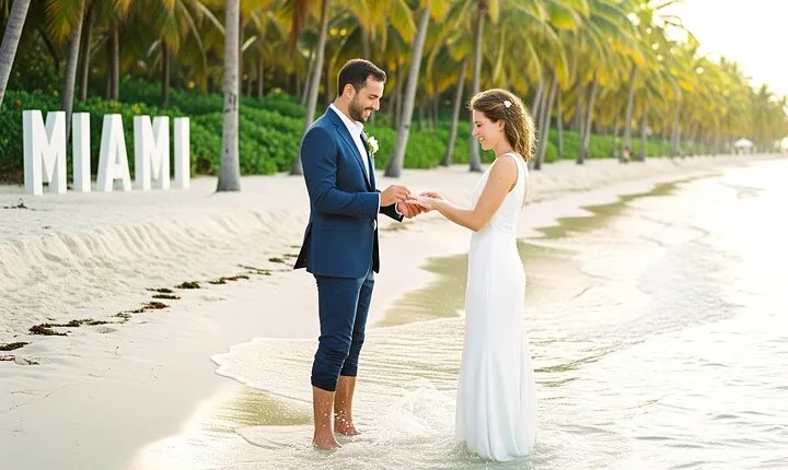 MIAMI Beach Wedding or Vow Renewal Ceremony 