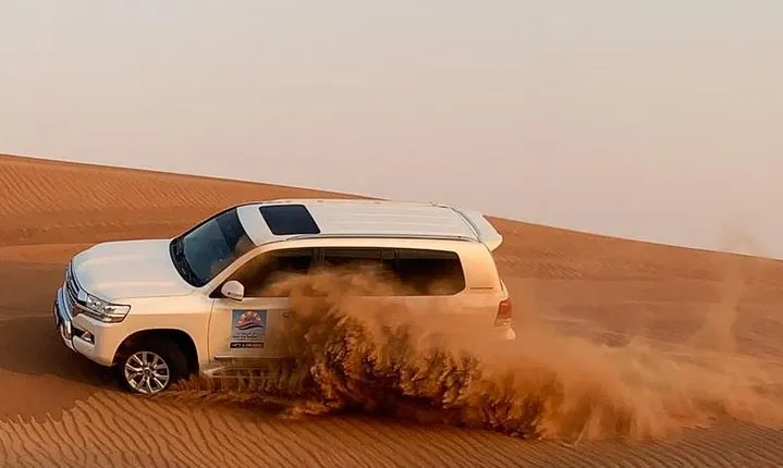 Private Evening Desert Safari with BBQ Dinner & Sand Boarding