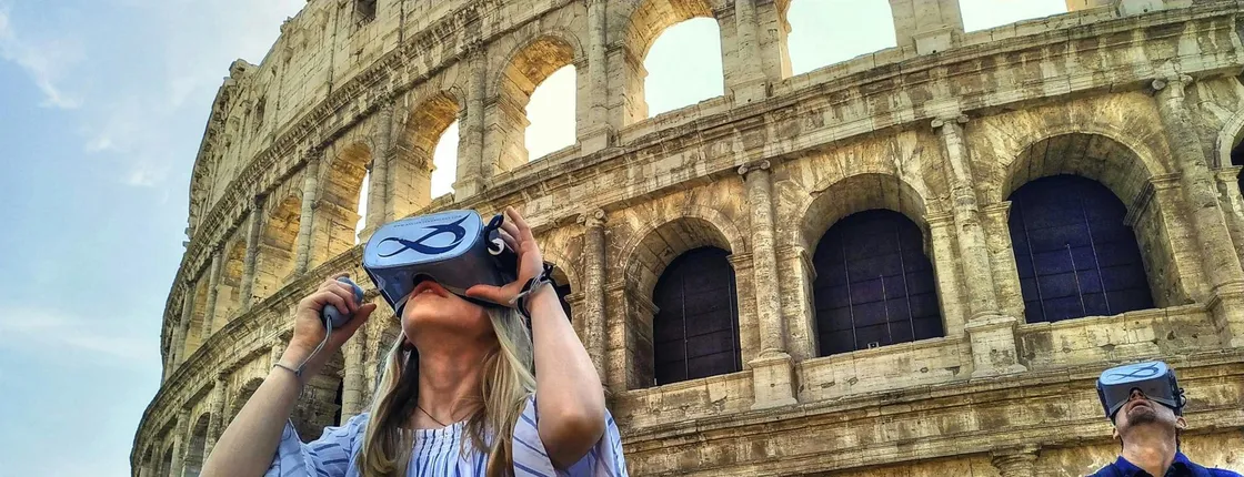 Colosseum visit and virtual reality experience with audio guide