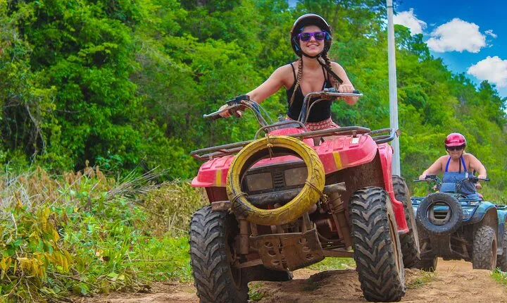 Cancun Ultimate 5x1 ATV Ziplines, Cenote, Tequila & Reef snorkel