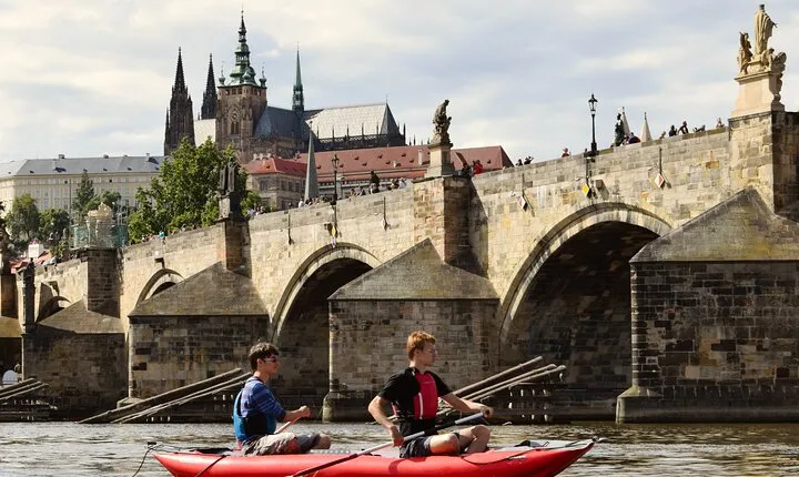 Canoe Adventure Tour Through Prague