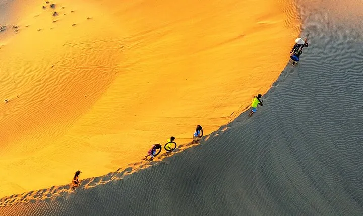 Discover Mui Ne's Stunning Sand Dunes at Sunset from Ho Chi Minh