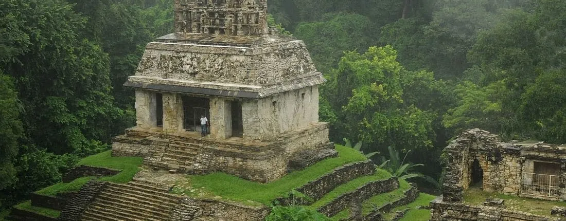 Palenque Mayan Ruins, Misol-Ha and Agua Azul Waterfalls full-day trip from Palenque