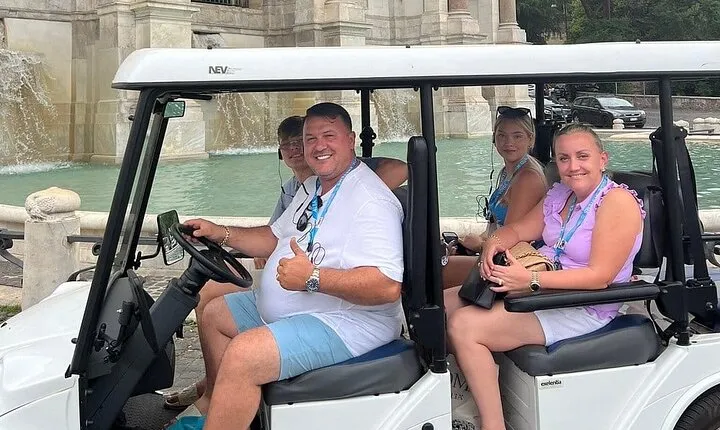 Rome Highlights City Tour by Golf Cart with Gelato