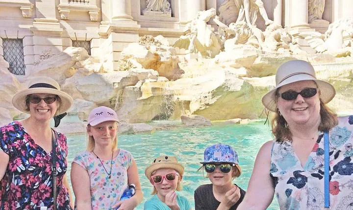 Best of Rome Spanish Steps Trevi Fountain Pantheon Tour for Kids 