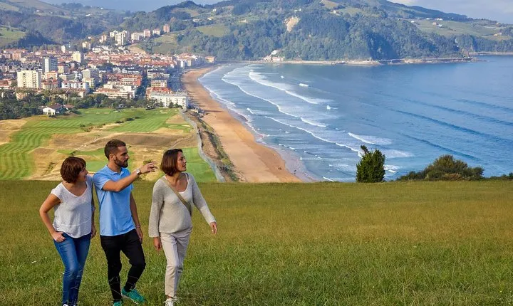 Zarautz, Getaria And Zumaia From San Sebastian