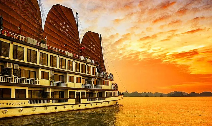 Hanoi: 2D1N Ha Long Bay Luxury Escape on Arcady Boutique Cruise