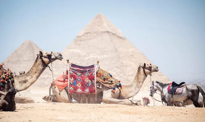 From Cairo: Giza Pyramids, Sphinx, Saqqara & Memphis Tour