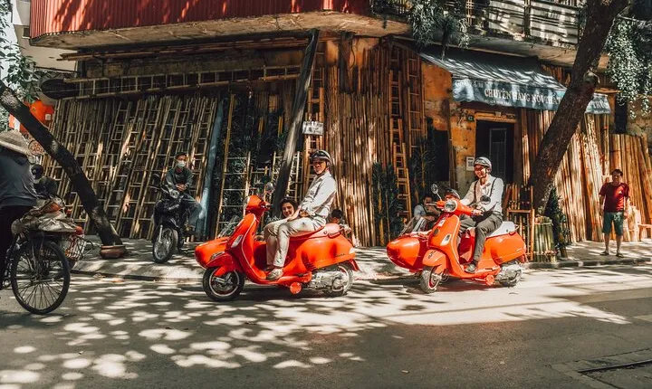Vespa Sidecar Sightseeing Tour in Hanoi