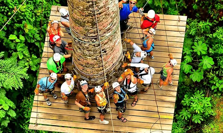 Combo Zipline, ATV and Waterfalls Tour from San José