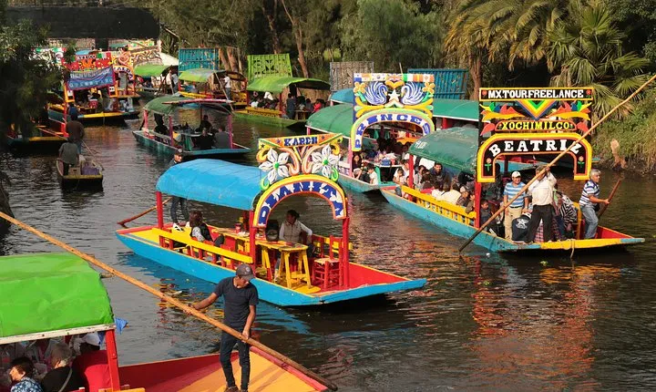Xochimilco, Coyoacan, Frida Kahlo Museum & Artistic Murals