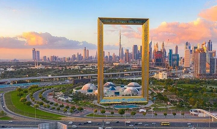Dubai Frame Golden Gate Ticket with optional transport