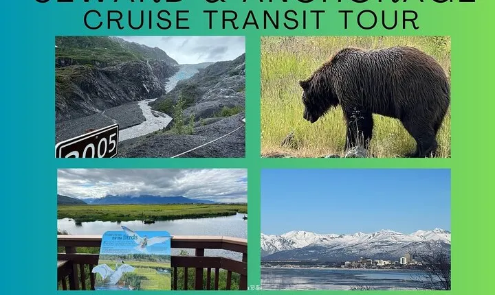 Seward to Anchorage transfer with National Park hike and AWCC