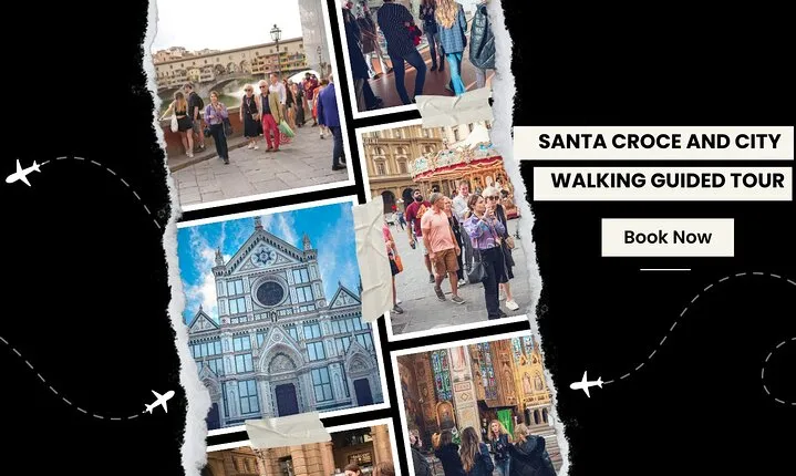 Santa Croce and Guided City Walking Tour in Florence