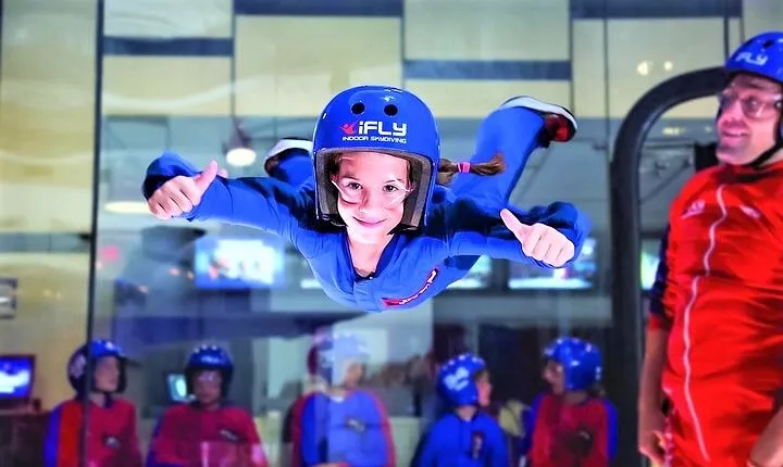 Montgomery Indoor Skydiving Experience with 2 Flights & Personalized Certificate