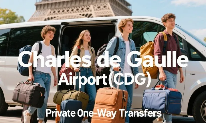 Paris: Charles de Gaulle Airport(CDG) Private One-Way Transfers