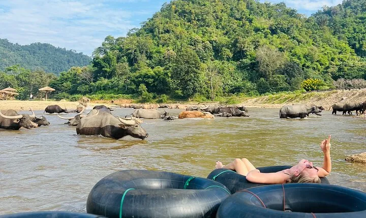 Chiangmai One-Day Package Tour- Trekking, Waterfall & Tubing