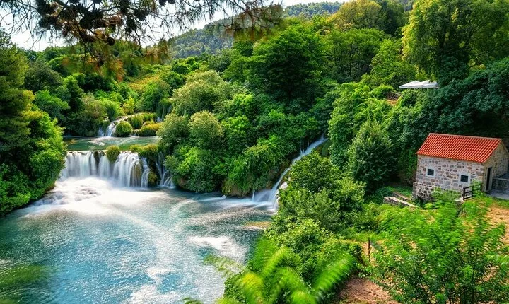 Private Krka Waterfalls Tour from Split with stop in Trogir