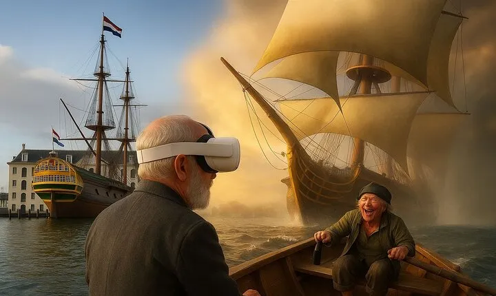 Amsterdam Historic Virtual Reality Luxury Boat Tour