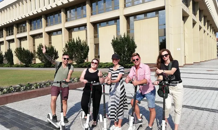 Regular Scooter City Tour of Vilnius Highlights