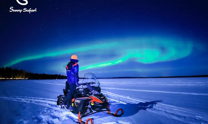 Searching Aurora with Snowmobile