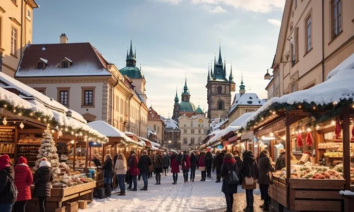 Christmas Private Daytrip - Vienna to Prague & back, English Speaking Driver