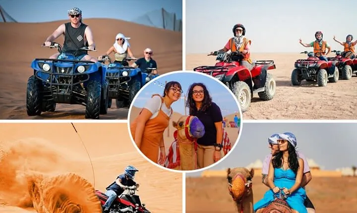 Doha All Inclusive Self Ride of Quad,ATV's or Buggy & Camel Ride 