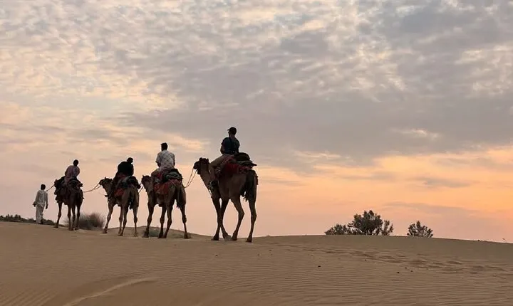 Non-touristic Overnight Desert Safari and camping