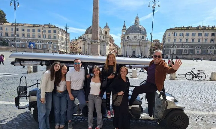 Rome’s Highlights on a Golf Cart Tour