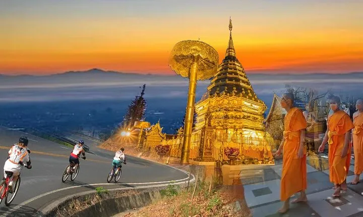 No.1 Chiang Mai: Sunrise Mountain Biking from Wat Doi Suthep