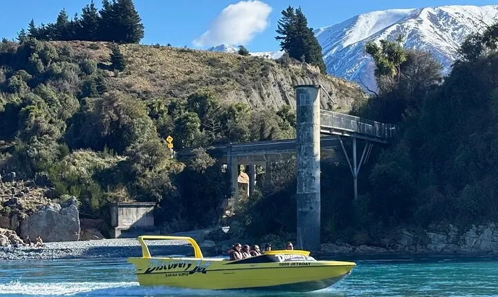 Christchurch day tour: Jet Boat the Rakaia Gorge & visit Methven
