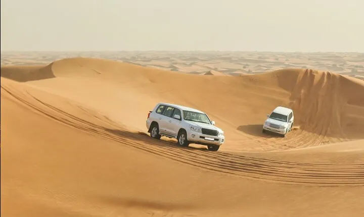 Thrilling 4-Hour Dune Bashing & Camel Ride Safari to Inland Sea