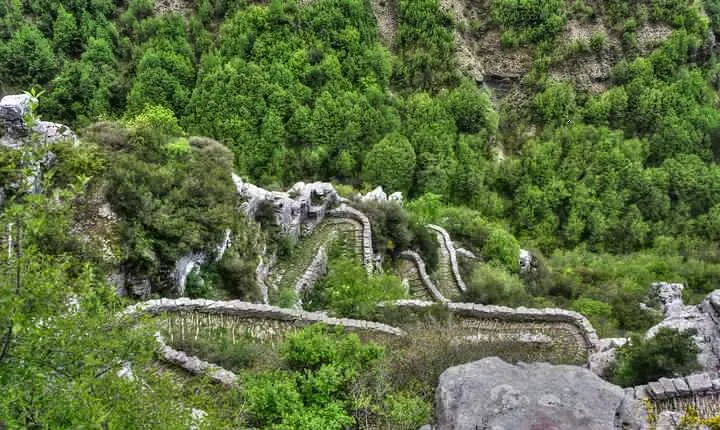 Hiking day at Beloi viewpoint of Vikos Gorge